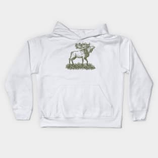 Winter Moose Kids Hoodie